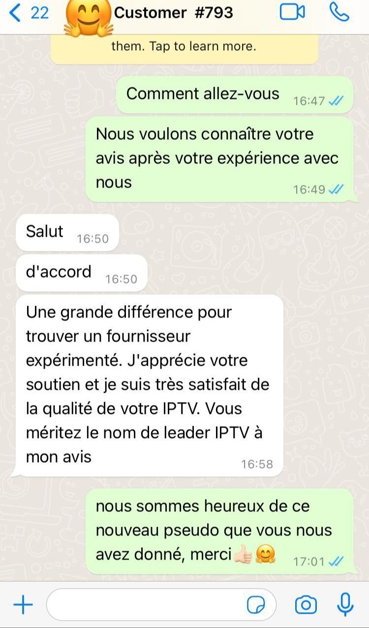 iptv abonnement